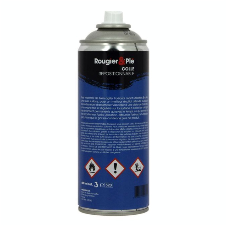 Colle en spray 400 ml repositionnable - Rougier&Plé - Rougier et Plé