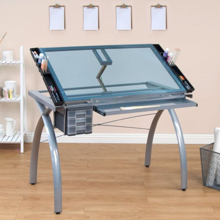 Table à dessin Futura argent - Studio Designs - Rougier et Plé
