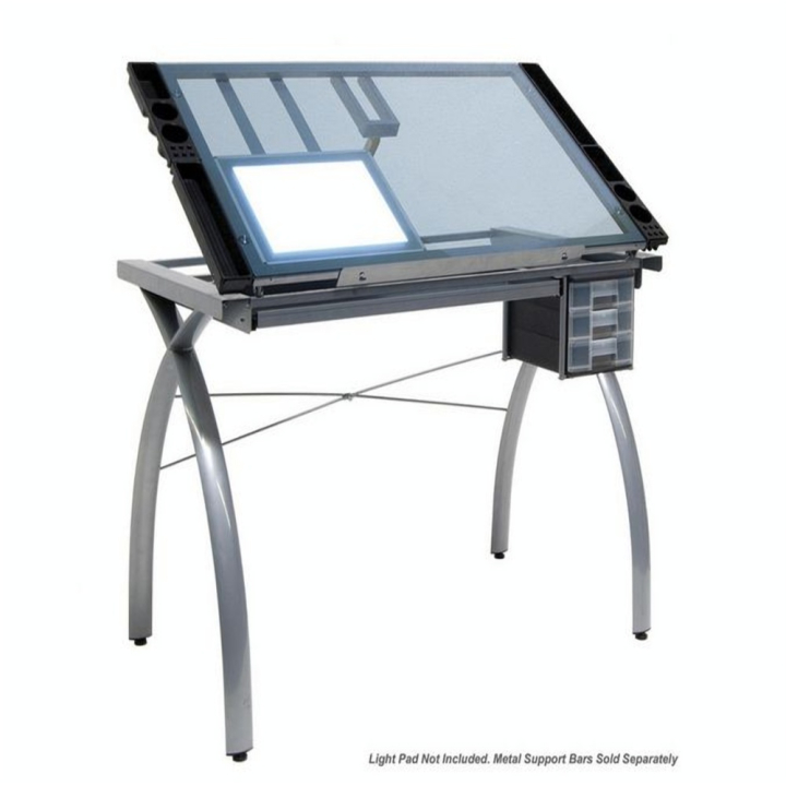 Support noir à table lumineuse pour table à dessin - Studio Designs - Rougier et Plé