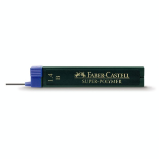 Mine 1,4 mm B Superpolymer par 6 - Faber-Castell - Rougier et Plé