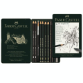Crayons Pitt graphite boite en métal 11 pièces - Faber-Castell - Rougier et Plé