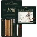 Set Pitt Monochrome pro 21 pièces - Faber-Castell - Rougier et Plé