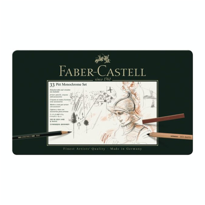 Set Pitt Monochrome pro 33 pièces - Faber-Castell - Rougier et Plé
