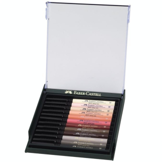 Feutres Pitt Artist Pen pinceaux teintes chair par 12 - Faber-Castell - Rougier et Plé
