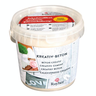 Béton créatif seau de 1 kg - Rayher - Rougier et Plé