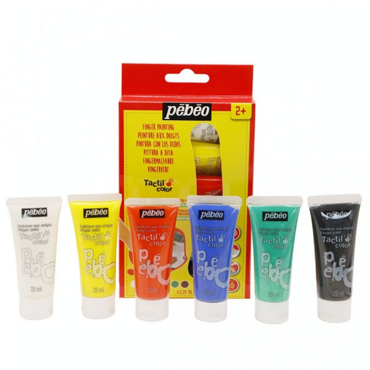 Kit découverte Tactilcolor 6 tubes 20 ml - Pébéo - Rougier et Plé