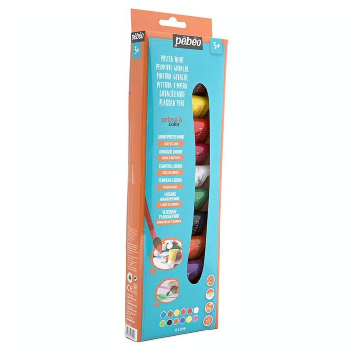 Kit découverte Primacolor 12 tubes 20 ml - Pébéo - Rougier et Plé