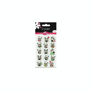 Stickers 3D Cooky thème panda - Maildor - Rougier et Plé