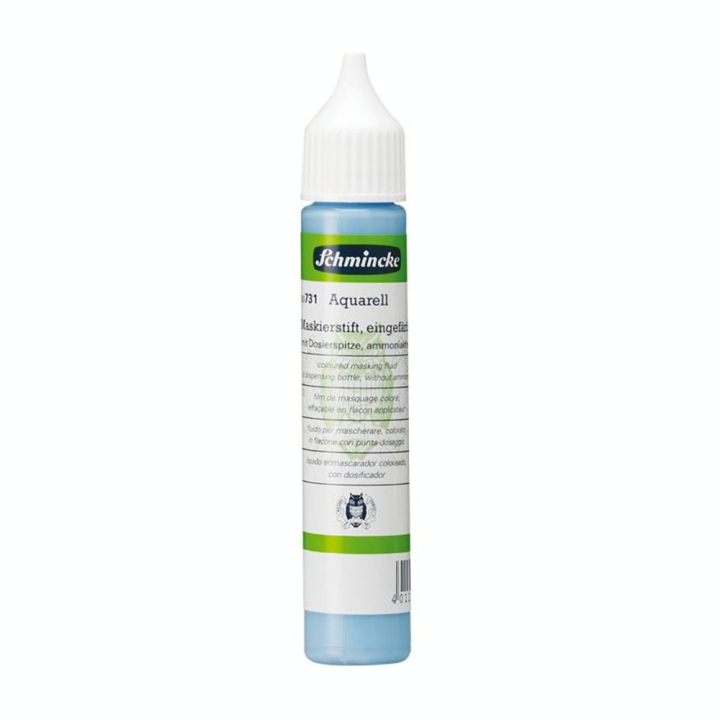 Fluide de masquage coloré bleu en stylo 25 ml - Schmincke - Rougier et Plé