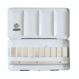 Coffret vide en métal pour 10 tubes de 15 ml - Schmincke - Rougier et Plé