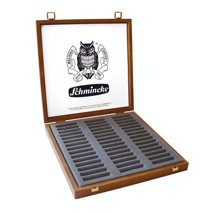 Coffret vide en bois pour pastels 45 batons - Schmincke - Rougier et Plé