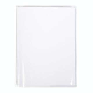 Protège-cahier transparent avec marque-page + porte-étiquette - Clairefontaine - Rougier et Plé