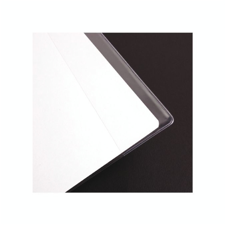 Protège-cahier transparent avec marque-page + porte-étiquette - Clairefontaine - Rougier et Plé