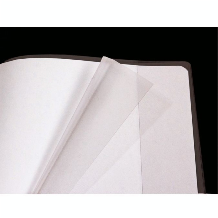 Protège-cahier transparent avec marque-page + porte-étiquette - Clairefontaine - Rougier et Plé