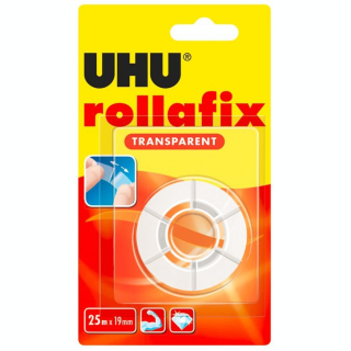 Bande adhésive Rollafix transparent recharge 25 m x 19 mm - Uhu - Rougier et Plé