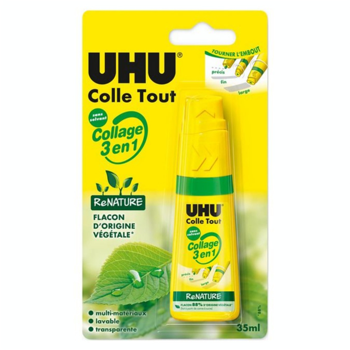 Tube de colle multi-usages Twist & glue 35 ml - Uhu - Rougier et Plé