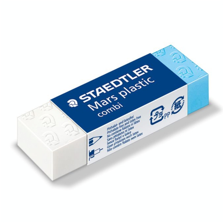 Gomme Mars Plastic Combi pour crayon et encre - Staedtler - Rougier et Plé