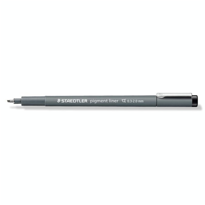 Feutre biseauté 2 mm Pigment Liner - Staedtler - Rougier et Plé