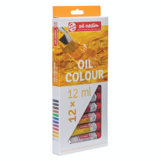 Peinture à l'huile Art Création 12 x 12 ml - Talens Art Creation - Rougier et Plé