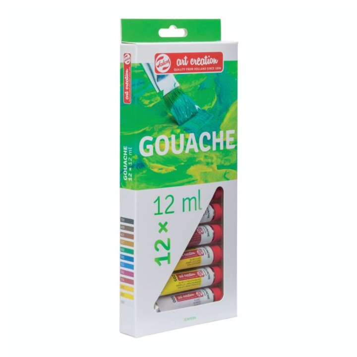 Gouache Art Création 12 x 12 ml - Talens Art Creation - Rougier et Plé