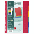 Intercalaires A4 en carton lustré - 6 positions - Exacompta - Rougier et Plé