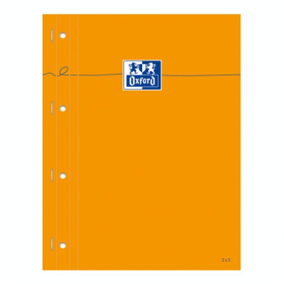 Bloc de papier A4 Q5 petits carreaux 80 feuilles - Oxford - Rougier et Plé