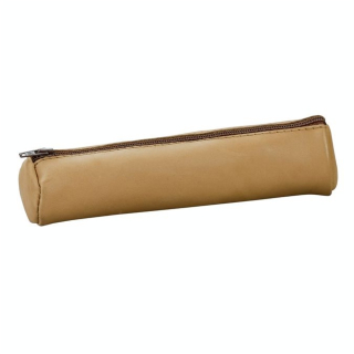 Trousse ronde en cuir naturel petit modèle - Divers - Rougier et Plé