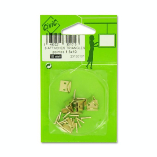 Attaches triangle 10 mm par 8 - CiviC - Rougier et Plé