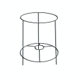 Carcasse de chevet cylindrique 12 x 12 x 17 cm - Graine Créative - Rougier et Plé