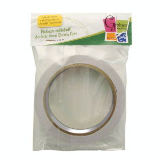 Adhésif double face extra fort 12 mm x 16 m - Graine Créative - Rougier et Plé