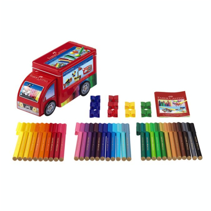 Feutres 33 pièces boite métal camion - Faber-Castell - Rougier et Plé