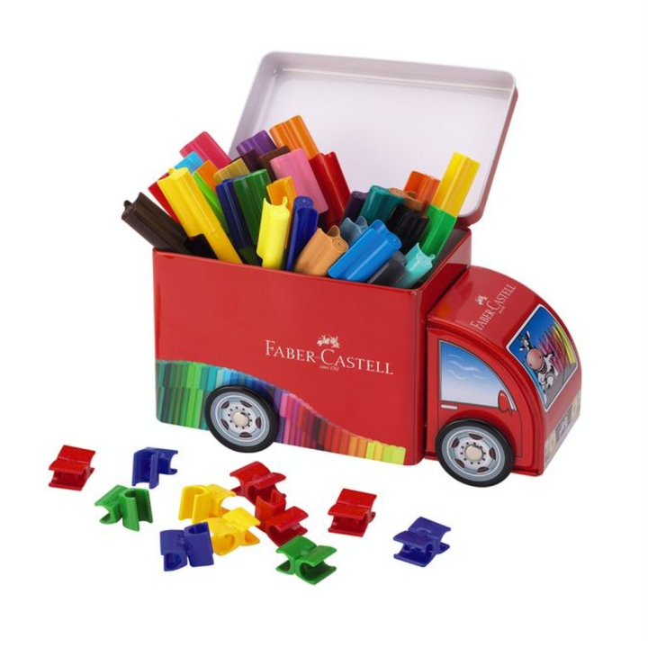 Feutres 33 pièces boite métal camion - Faber-Castell - Rougier et Plé