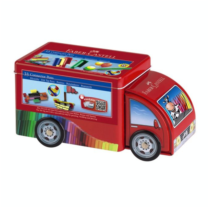 Feutres 33 pièces boite métal camion - Faber-Castell - Rougier et Plé