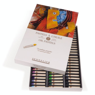 Pastels à l'huile assortiment Universels de 72 pièces - Sennelier - Rougier et Plé