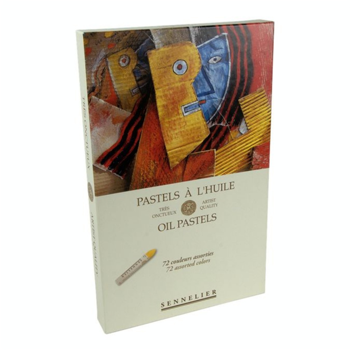 Pastels à l'huile assortiment Universels de 72 pièces - Sennelier - Rougier et Plé