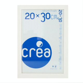 Cadre en bois Gaëlle 20 blanc - Créa - Rougier et Plé