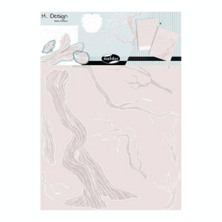 Stickers muraux M.Design arbre et plumes 2 planches - Maildor - Rougier et Plé
