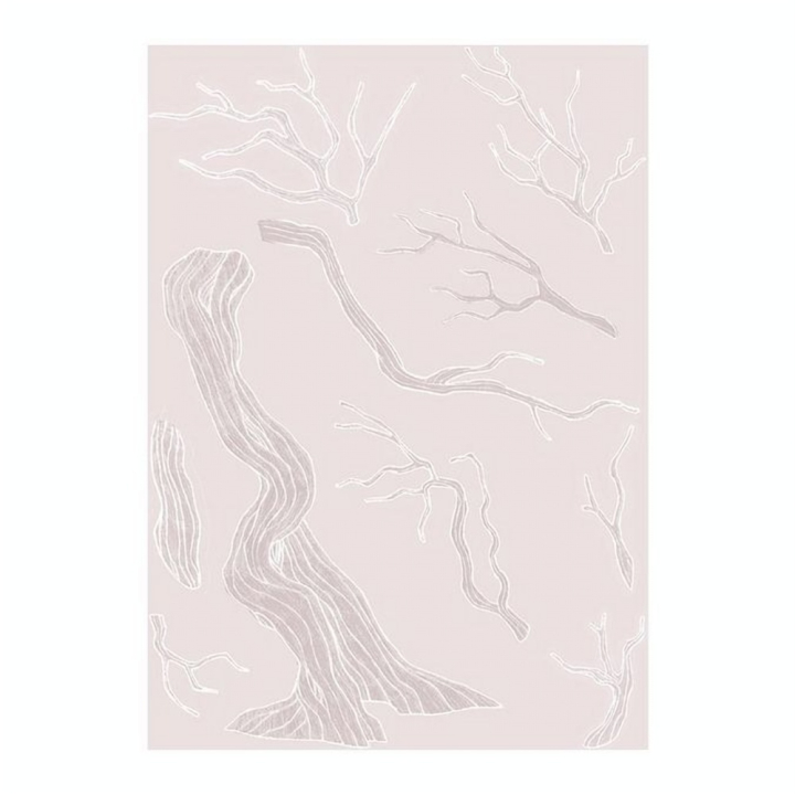 Stickers muraux M.Design arbre et plumes 2 planches - Maildor - Rougier et Plé