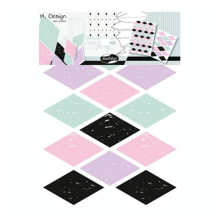 Stickers muraux M.Design losanges 2 planches - Maildor - Rougier et Plé
