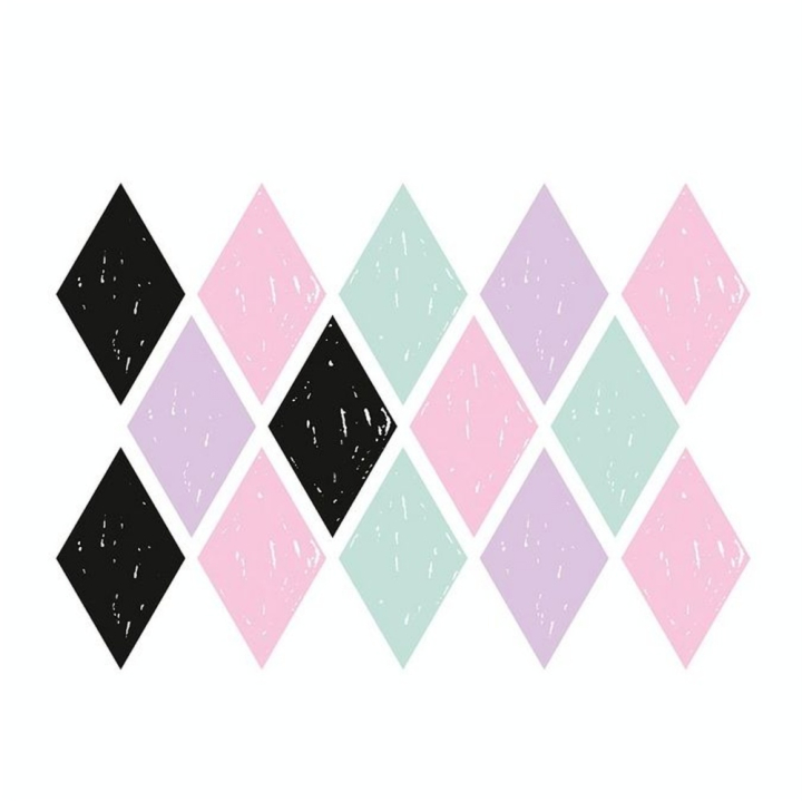 Stickers muraux M.Design losanges 2 planches - Maildor - Rougier et Plé