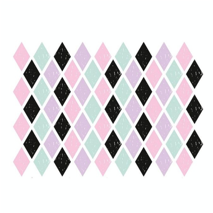 Stickers muraux M.Design losanges 2 planches - Maildor - Rougier et Plé