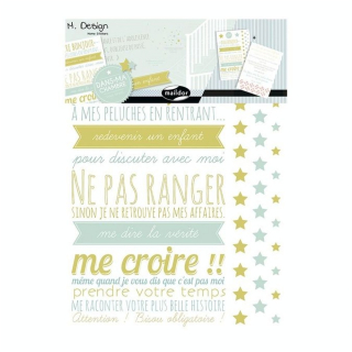 Stickers muraux M.Design règles enfants 2 planches - Maildor - Rougier et Plé