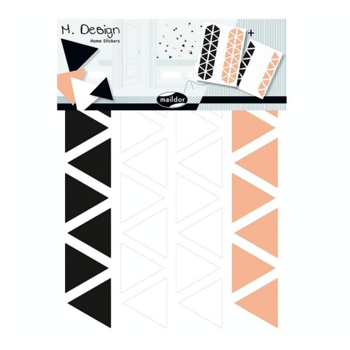 Stickers muraux M.Design triangles 2 planches - Maildor - Rougier et Plé