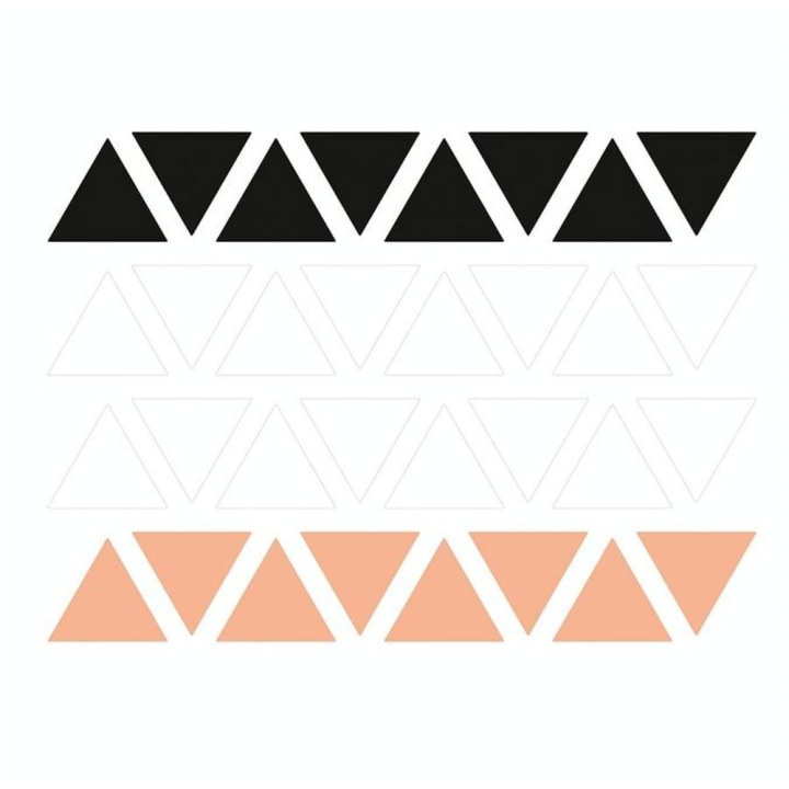 Stickers muraux M.Design triangles 2 planches - Maildor - Rougier et Plé