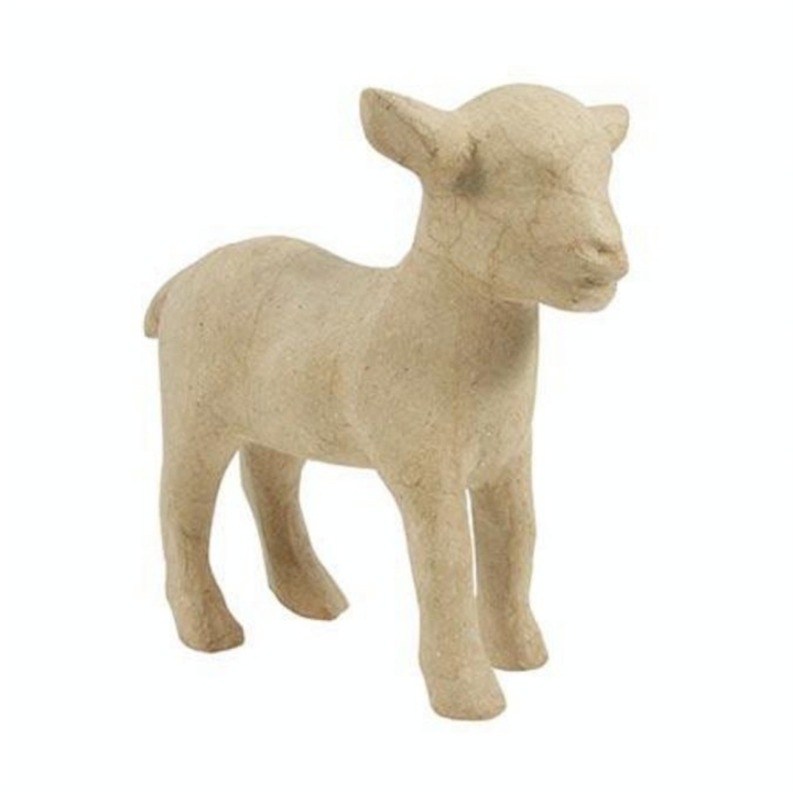 Objet en papier mâché  chevreau  22 x 13 x 20 cm - Décopatch - Rougier et Plé