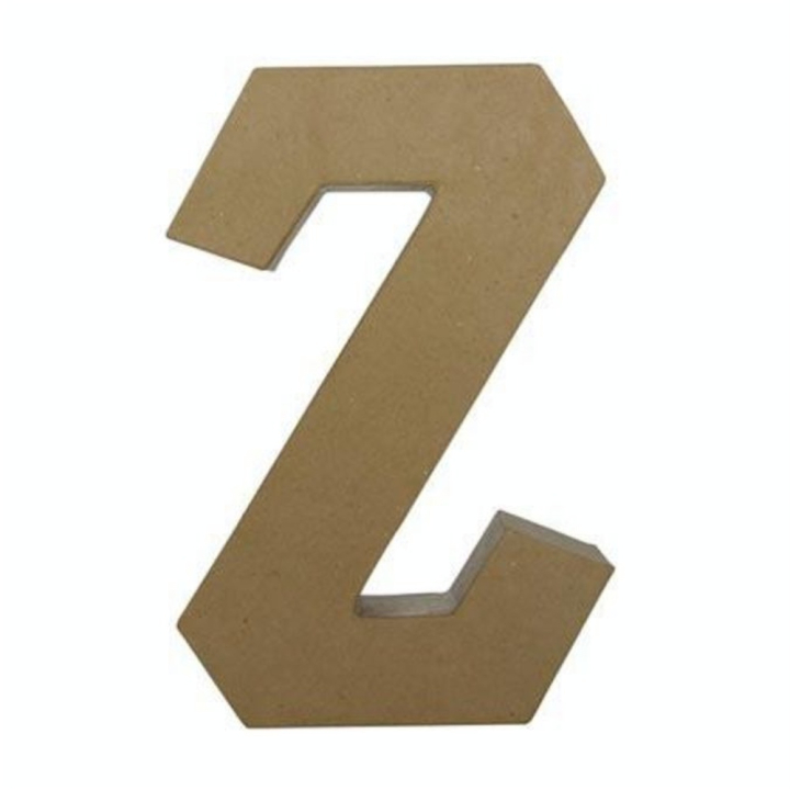Objet en papier mâché  lettre Z fantaisie - Décopatch - Rougier et Plé