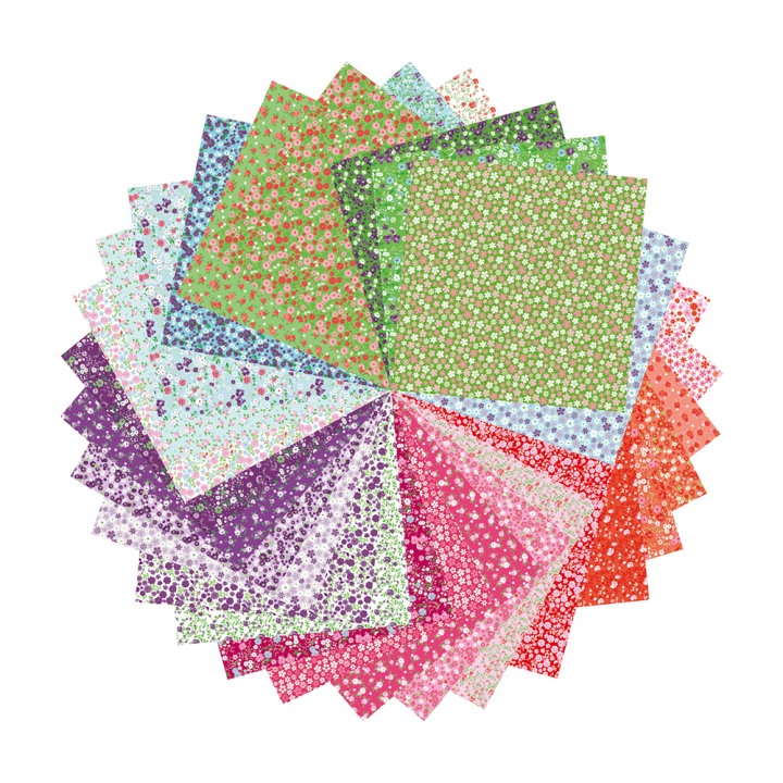 Origami liberty 20 x 20 cm 60 feuilles - Avenue Mandarine - Rougier et Plé