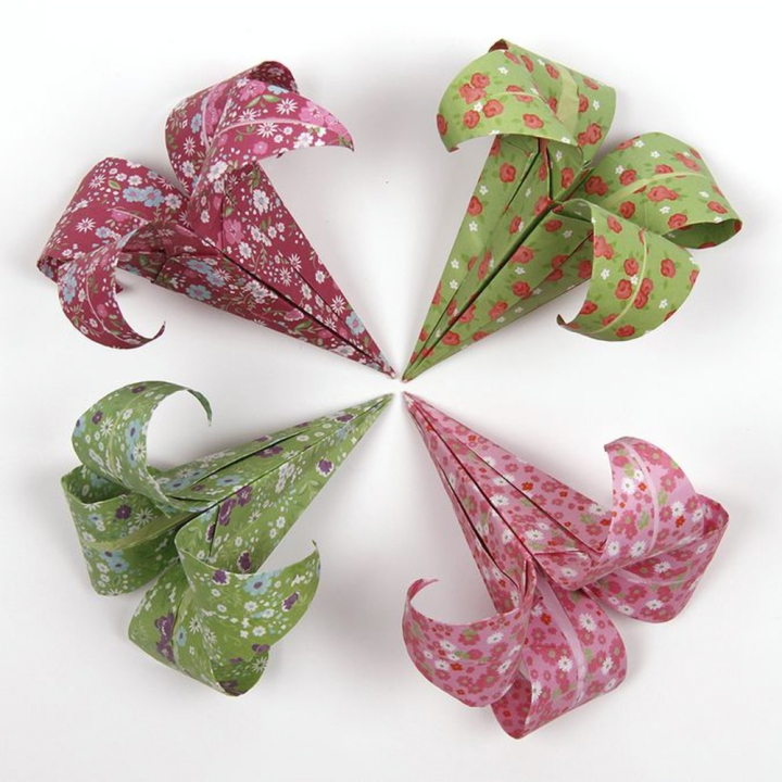 Origami liberty 20 x 20 cm 60 feuilles - Avenue Mandarine - Rougier et Plé