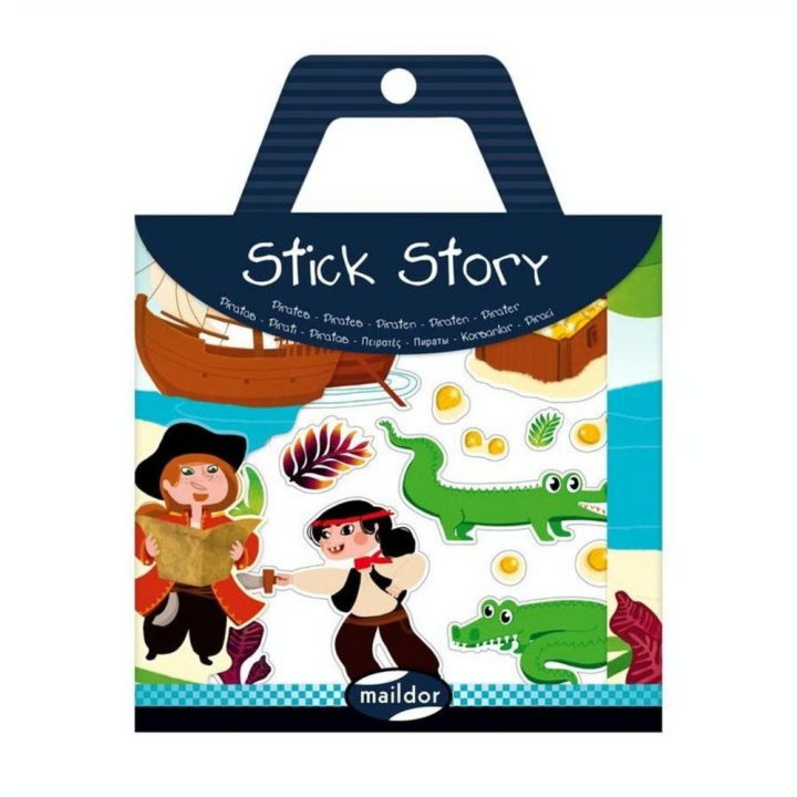 Stickers repositionnables Stick Story thème pirates - Maildor - Rougier et Plé