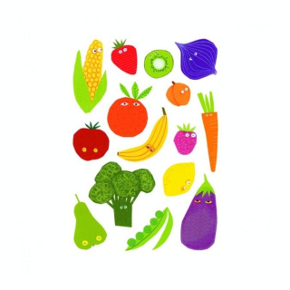 Gommettes Baby fruits et légumes - Maildor - Rougier et Plé